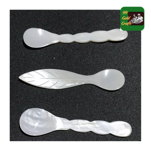 Cuillère à perles de salle à manger élégante cuillère en nacre pour la vaisselle faite à la main ou les occasions de cadeaux haut de gamme - Product Image 4