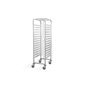 Carrello Ospedaliero - Linea Profi 515x680x(H)1710mm 15x 600x400mm Trasparente - Product Image 1