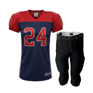 Maillot de football américain de compétition de niveau adulte, uniforme de match, 280GSM polyester, vêtements de sport haute performance pour les tournois - Product Image 2