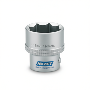 Hazet 1'' Short <b>12</b>-<b>point</b> Metric Square <b>Socket</b> - Product Image 2