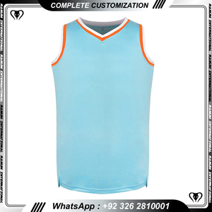 Camiseta de baloncesto Reversible de doble cara de secado rápido, uniforme deportivo personalizado, camiseta sin mangas de baloncesto para hombre - Product Image 2