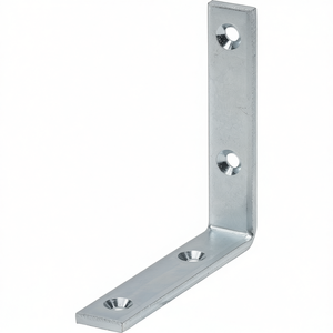 VORMANN ไม้แขวนเสื้อโลหะเหล็กชุบสังกะสีสีน้ำเงินแบบหนาพิเศษ แพ็ค 10 ชิ้น ความยาว 100 มม. กว้าง 20 มม. หนา 5 มม. รู 5 มม. - Product Image 3