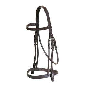 Bridon de cheval en cuir noir de qualité supérieure, vente chaude, accessoires d'équitation de qualité supérieure, vente en gros, fabricant indien - Product Image 1
