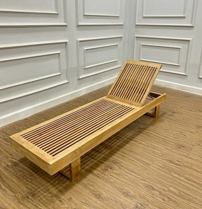 OKINAWA TEAK SUN LOUNGER MEUBLE D'EXTÉRIEUR - Product Image 4
