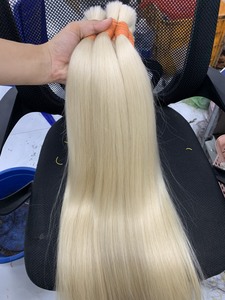 Cheveux vierges russes de luxe, 100 grammes, double trame, Remy, pour extensions - Product Image 5