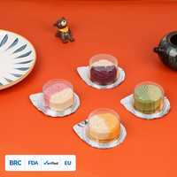 Hengmaster jetable en plastique tasse gâteau jetable collation beignet restauration rapide conteneurs plateau