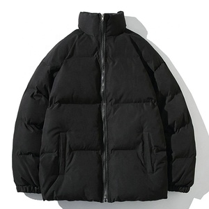 Chaquetas acolchadas informales Unisex de alta calidad, diseño personalizado, pana acolchada con burbujas sueltas, chaqueta impermeable con cremallera de talla grande para invierno - Product Image 1
