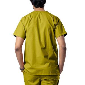 Unisex Scrub Uniform Set Casual Wear Hospital Use Breathable Comfortable Stretch Anti Wrinkle Custom Logo/Colors - Product Image 6
