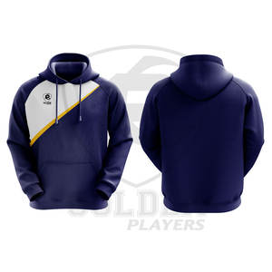 Sudadera con capucha de poliéster y algodón liso de gran tamaño para hombre de alta calidad, Sudadera con capucha y sudadera con logotipo privado personalizado para hombre - Product Image 1
