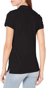 Camiseta de Manga Corta para Mujer, Estilo Clásico Informal, Tejido de Algodón Peinado de 220G, Antiarrugas, Transpirable, con Abertura Lateral, No se Encoge - Product Image 3