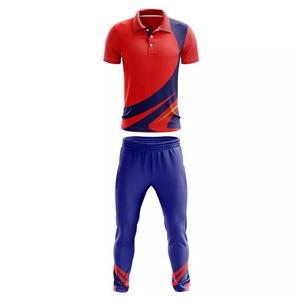 ชุดเครื่องแบบเสื้อกีฬาคริกเก็ตของผู้ชายชุดเสื้อกีฬาคริกเก็ตผ้าโพลีเอสเตอร์100% แบบปรับแต่งได้ TM-STARTECH - Product Image 4