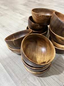 Tazón de Madera Premium Hecho a Mano en Vietnam, Madera Natural, Opción de Exportación al por Mayor - Product Image 3