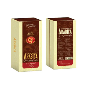 กาแฟอาราบิก้าและโรบัสต้าบรรจุกล่องพรีเมี่ยมสีดำคั่วขนาดกลางกึ่งสำเร็จรูปรสชาติกลางมาจากเวียดนาม - Product Image 1