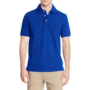 Color azul transpirable Premium hombres verano personalizado duradero Polos 100% algodón ligero Unisex Polos - Product Image 1