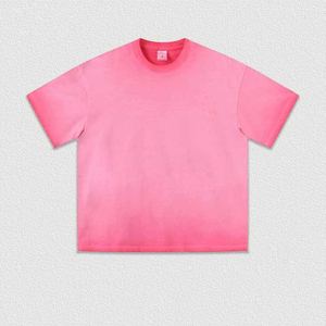 เสื้อยืดผู้ชายสไตล์วินเทจฟอกสีแบบขายส่ง พิมพ์ลายโอเวอร์ไซส์ ผ้าฝ้าย 100% สไตล์สตรีท สกรีนลาย น้ำหนัก 220 กรัม - Product Image 1