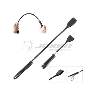 Nouveau bâton léger en cuir PU 2025 pour fouet de cheval d'entraînement équestre fournitures de fouet de cheval équestre antidérapant Service OEM - Product Image 5