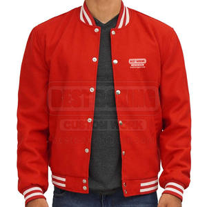 2025 Solid Color Casual Men Letterman Jacket Streetwear New Fashion Windproof Men Letterman Winter Jacket - Product Image 1