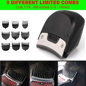 Kit de coiffure professionnel pour hommes, tondeuse à cheveux électrique sans fil rechargeable avec source d'alimentation USB, type de prise US - Product Image 5