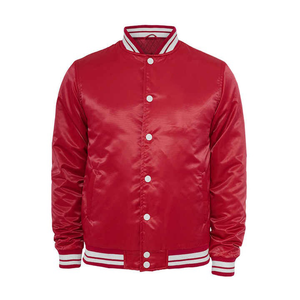 Blouson universitaire homme personnalisé 2026 de haute qualité, confortable, en cuir uni avec col montant, grandes tailles, options de couleur personnalisées - Product Image 2