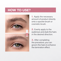 Gel coiffant pour sourcils ELAN Professional line BROW LOCK, tenue forte, 10 ml