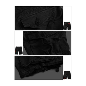 Pantalones cortos de trabajo para hombre de alta tendencia 2025 de calidad Premium 100% algodón Cargo Jeans cintura media Popular estilo de alta tendencia - Product Image 6
