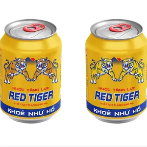 Customized Flavor A&B Vietnam Manufacturer Carbonated Red Tiger Energy Drink