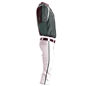 Uniforme de Béisbol Personalizado Allen, Verde y Blanco, Manga Corta, Cierre de Botones, Poliéster que Absorbe la Humedad, Ropa Deportiva para Hombre Adulto - Product Image 4