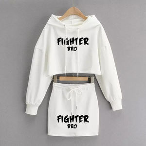 Ensembles décontractés 2 pièces de haute qualité pour femmes sweat à capuche court col en V survêtement short de sport ensembles courts sweat à capuche court col en V de haute qualité pour femmes - Product Image 6