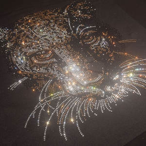 Camisetas con diamantes de imitación de algodón y poliéster de alta calidad, camisetas con diamantes de imitación 2024 para hombre, Camisetas hechas a medida - Product Image 6