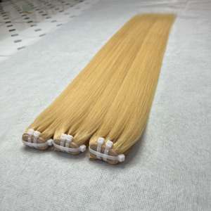 Extensions de cheveux raides blonds du Vietnam 613 faisceaux droits en os sans enchevêtrement de couleur - Product Image 5