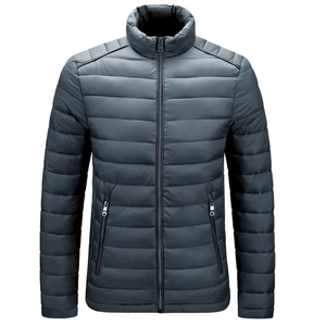Chaqueta acolchada impermeable para hombre, ropa de invierno con logotipo personalizado, abrigo para hombre 2026 - Product Image 1