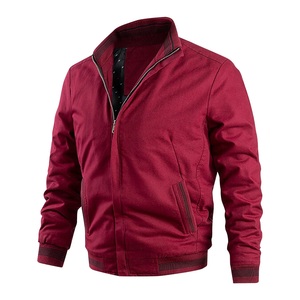 Nouvel arrivage de veste bombardier enduite à la mode pour hommes, col montant, manches longues, logo personnalisé, sublimation hiver Streetwear applique - Product Image 4