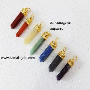 Ensemble de pierres précieuses naturelles agate à 7 chakras, pierre semi-précieuse sculptée dans le style de mascotte pour la guérison des chakras - Product Image 5