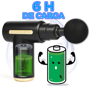 Pistola de Masaje Muscular Mini Uplayteck con Motor sin Escobillas, Vibración de Tejido Profundo, Funciones de Masaje por Percusión y Calor para la Cabeza - Product Image 3