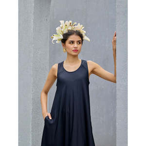 Vestido Abaya Maxi con Cintura Natural - Product Image 2