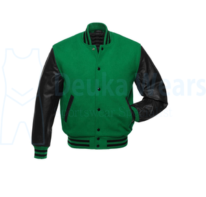 Low Moq Quick Dry Chenille Embroidered Letterman <b>Jackets</b> Customized Design <b>Baseball</b> <b>Bomber</b> <b>Jacket</b> With PU Leather Sleeves OEM - Product Image 4