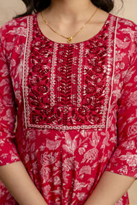 Robe en rayonne de qualité supérieure avec broderie de séquence Dupatta pour fabricant indien - Product Image 6