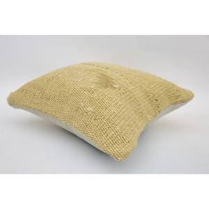 12x12 pouces Beige laine Patchwork Kantha luxe moelleux brodé tissé Design imprimé Vintage écologique oreiller antidérapant - Product Image 5