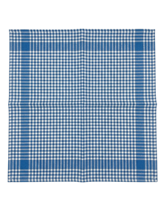 Polyester Cotton <b>Checked</b> Pattern European Style Eco-Friendly Anti-Bacteria Dinner Napkin Hemstitched Natural Mitered Home - Product Image 5