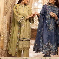 Costume Salwar en coton fait pour femmes Shalwar Kameez Différents modèles Avec différents motifs d'impression