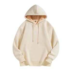 Sudadera con capucha para hombre Sudadera de lana Loose Heavyweight 500gsm Blanks Plain Oversized High Quality - Product Image 6