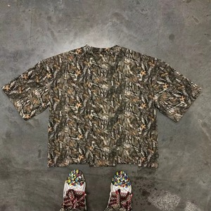 Camiseta de Camuflaje Personalizada de Alta Calidad con Cuello Redondo, Corte Cuadrado, Estampado Digital, 100% Algodón, Camuflaje Realtree para Caza - Product Image 2