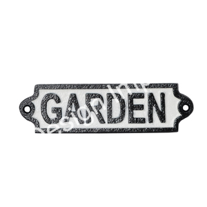 Plaques décoratives murales de jardin en fonte, style artisanal, effet antique - Product Image 1