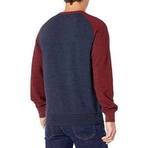 Wholesale Men Sweat <b>Shirts</b> Men's Fashion Clothes Custom Sports Sweat <b>Shirt</b> Without <b>Hood</b> Sweatshirt 2025 - Product Image 3