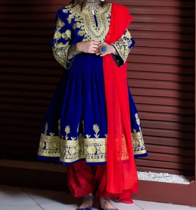 Vestido Afghani con tallas personalizadas para mujer, vestido Afghani de alta calidad, a la venta, hecho en Pakistán por WS Internacional, 100% - Product Image 2