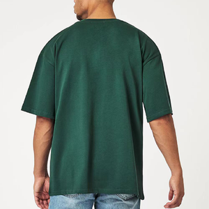 T-shirts vierges 100 % coton de haute qualité, T-shirts épais et oversize à col rond pour hommes - Product Image 5