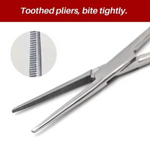 Fórceps hemostáticos profesionales 14/16/18cm fórceps hemostáticos de acero inoxidable fórceps quirúrgicos pinzas hemostáticas BY VIDIFIVE - Product Image 4