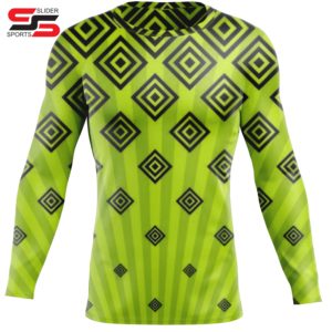Jiu Jitsu Rashguard ของผู้ชายพิมพ์ลายซับลิเมชันแบบแห้งเร็วและระบายอากาศได้ดีพร้อมโลโก้ของคุณเองสำหรับ MMA - Product Image 3