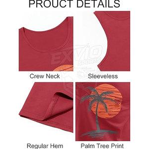 Débardeur léger pour sérigraphie, vêtement de sport décontracté, utilisation estivale, débardeur de fitness pour sérigraphie - Product Image 5