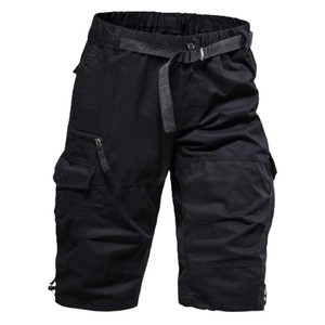Pantalones cortos para correr de secado rápido para hombre, ropa de moda con cintura elástica, pantalones cortos de senderismo de algodón para hombre, último estilo 2025 - Product Image 1
